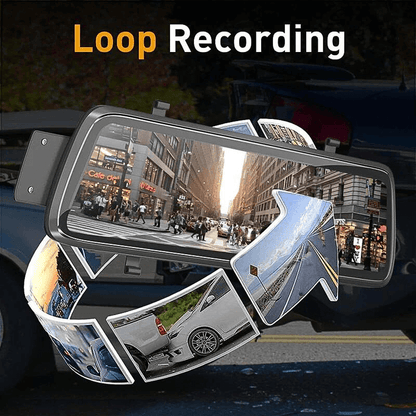 Roadrivr™  Rear View Mirror Dash Camera 1080P Resolution