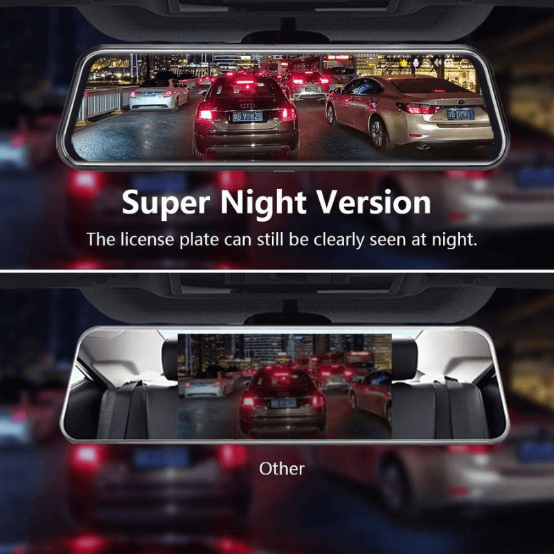 Roadrivr™  Rear View Mirror Dash Camera 4K Resolution